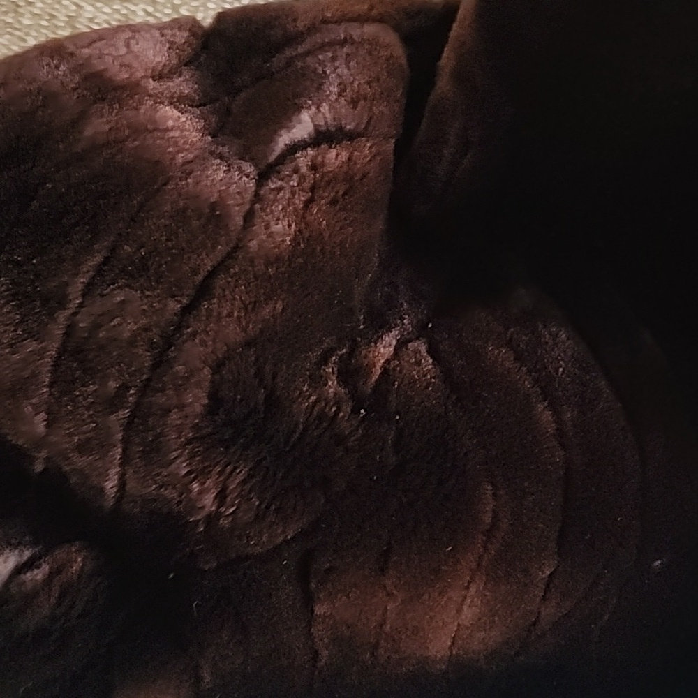Vintage Pellicceria Canali Milano Dark Brown Mouton Lamb Fur Coat Italy - Picture 14 of 14